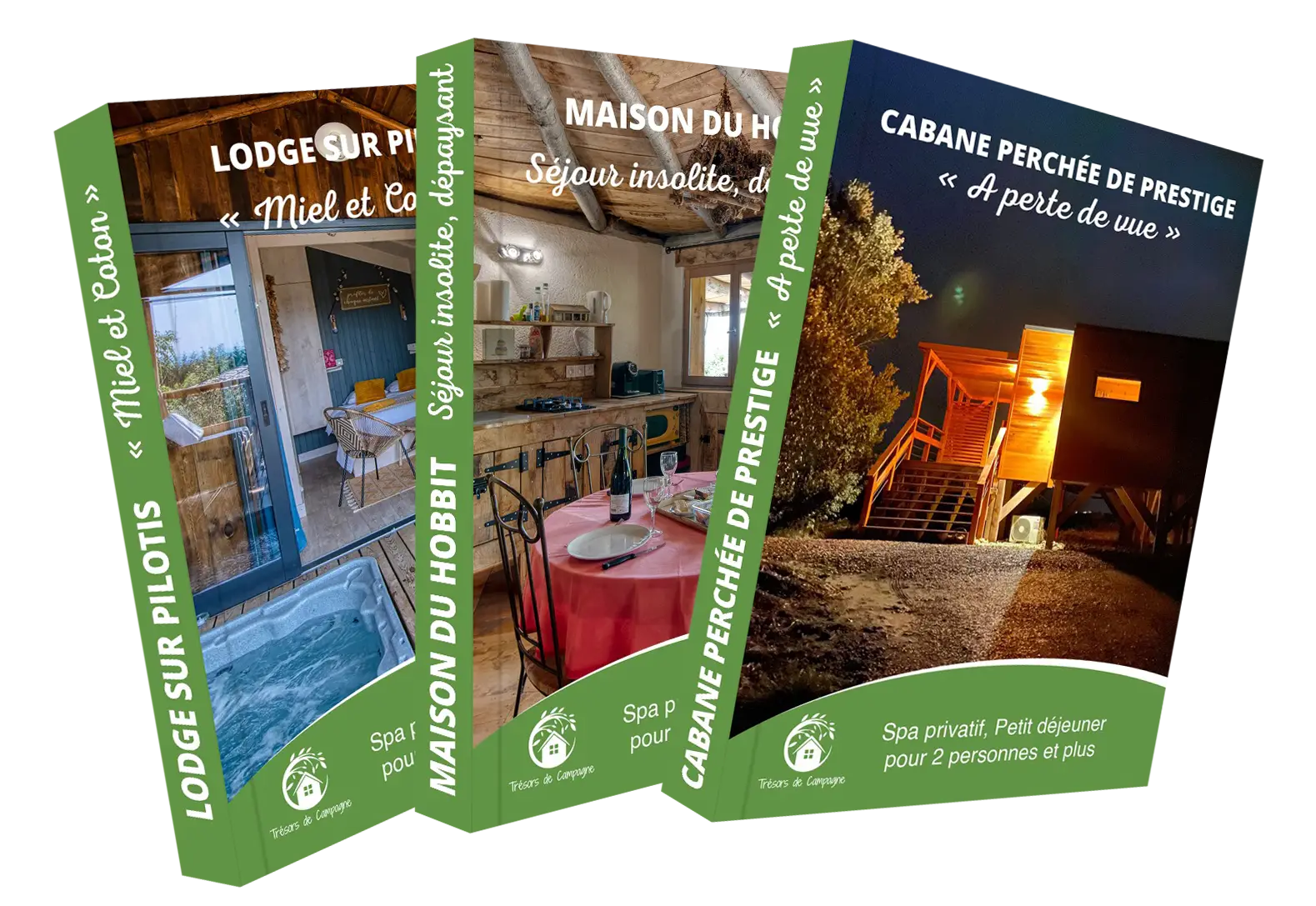 offir une carte cadeau -cabane avec spa privatif - petit-déjeuner offert