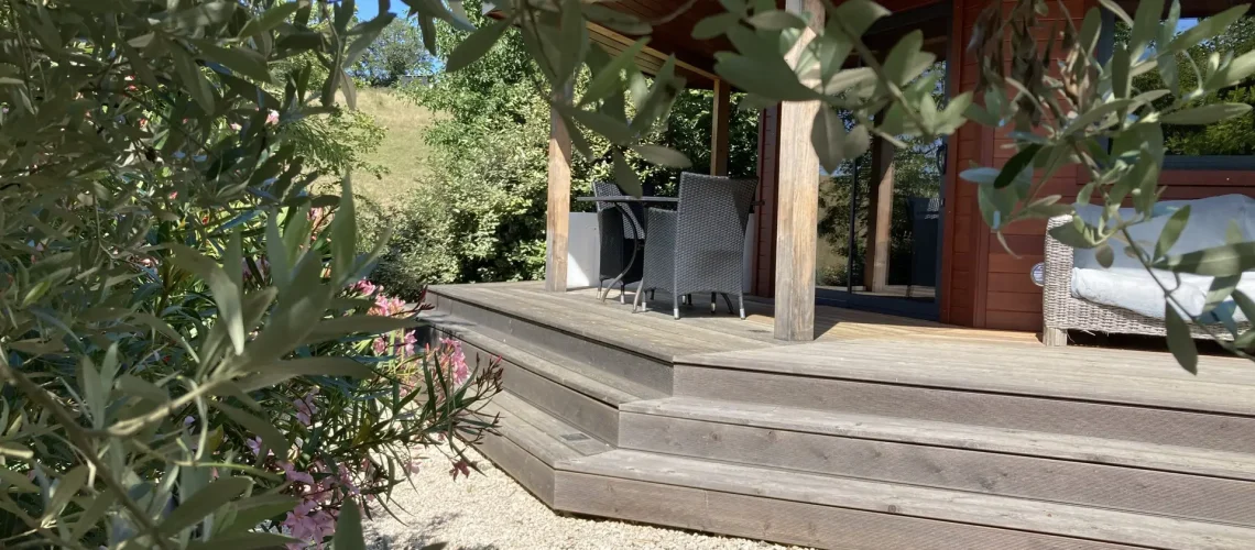 un havre de paix et de zénitude - cabane bien-être du potager avec spa privatif - Aude - Occitanie